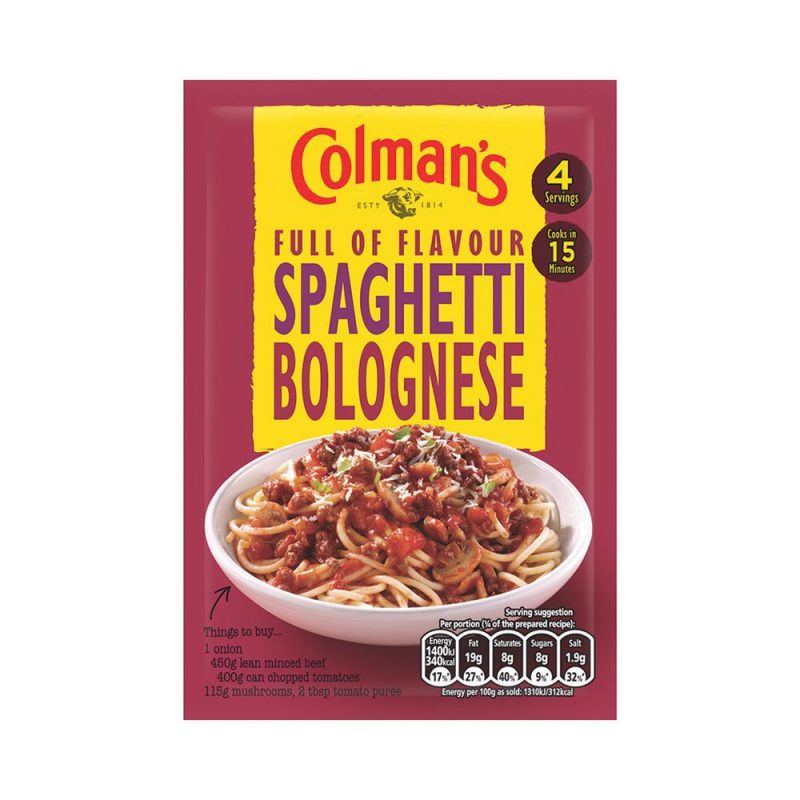 Colman's Spaghetti Bolognese Sauce Mix